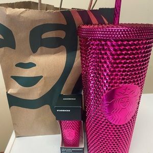 Holiday metallic sangria tumbler